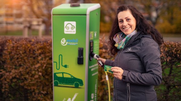 Ladesäule und Ladenetzkarte Stadtwerke Neuruppin