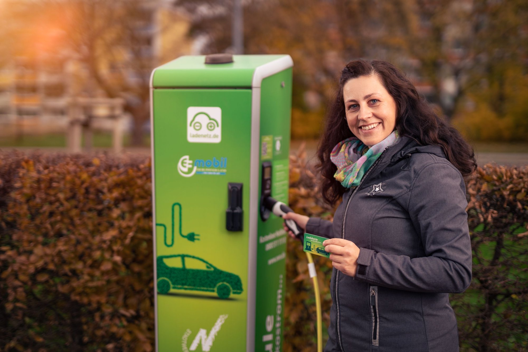Ladesäule und Ladenetzkarte Stadtwerke Neuruppin