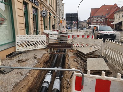 SWN Fernwärme Netzerweiterung Altstadt Neuruppin